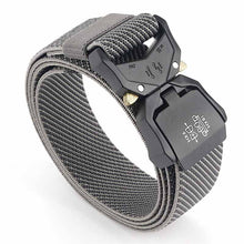 Load image into Gallery viewer, Tactical Nylon Waistband Men's Elastic Pant Belt Military Fan Tooling Belt
