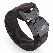 Load image into Gallery viewer, Tactical Nylon Waistband Men's Elastic Pant Belt Military Fan Tooling Belt
