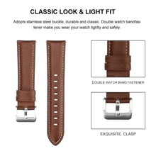 Load image into Gallery viewer, 20mm 22mm Fashion Leather Watch Band Strap for Samsung Galaxy Watch Active 2 40mm 44mm Replacement Wrist strap Elegant Bracele

