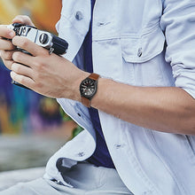 Load image into Gallery viewer, 20mm 22mm Fashion Leather Watch Band Strap for Samsung Galaxy Watch Active 2 40mm 44mm Replacement Wrist strap Elegant Bracele
