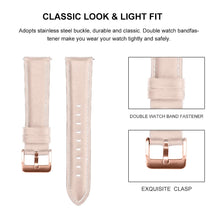 Load image into Gallery viewer, 20mm 22mm Fashion Leather Watch Band Strap for Samsung Galaxy Watch Active 2 40mm 44mm Replacement Wrist strap Elegant Bracele
