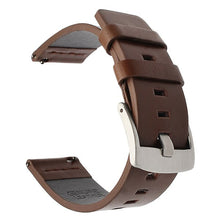 Load image into Gallery viewer, 20mm 22mm Watch band Quick release Leather Strap for Samsung Galaxy Watch 3 Active2 40 44mm huawei watch gt 2 WatchBand 18 24mm
