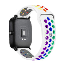 Load image into Gallery viewer, 20mm/22mm watch band For Amazfit GTS/2/2e/GTS2 Mini/GTR 42mm/47mm/GTR2/2e/stratos 2/3 Watch Bracelet Amazfit bip rainbow strap
