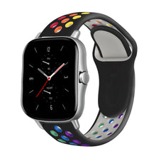 Load image into Gallery viewer, 20mm/22mm watch band For Amazfit GTS/2/2e/GTS2 Mini/GTR 42mm/47mm/GTR2/2e/stratos 2/3 Watch Bracelet Amazfit bip rainbow strap
