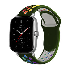 Load image into Gallery viewer, 20mm/22mm watch band For Amazfit GTS/2/2e/GTS2 Mini/GTR 42mm/47mm/GTR2/2e/stratos 2/3 Watch Bracelet Amazfit bip rainbow strap
