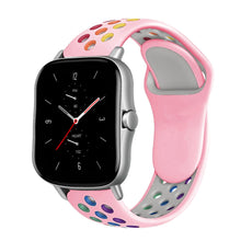 Load image into Gallery viewer, 20mm/22mm watch band For Amazfit GTS/2/2e/GTS2 Mini/GTR 42mm/47mm/GTR2/2e/stratos 2/3 Watch Bracelet Amazfit bip rainbow strap

