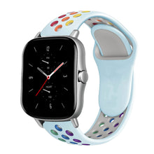 Load image into Gallery viewer, 20mm/22mm watch band For Amazfit GTS/2/2e/GTS2 Mini/GTR 42mm/47mm/GTR2/2e/stratos 2/3 Watch Bracelet Amazfit bip rainbow strap
