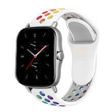 Load image into Gallery viewer, 20mm/22mm watch band For Amazfit GTS/2/2e/GTS2 Mini/GTR 42mm/47mm/GTR2/2e/stratos 2/3 Watch Bracelet Amazfit bip rainbow strap

