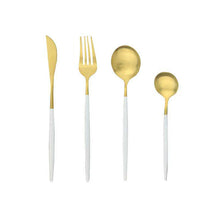 Load image into Gallery viewer, Stainless Steel Tableware Set Matte Portugal Knife, Fork and Spoon Portable Tableware Hotel Steak Knife Dessert Fork

