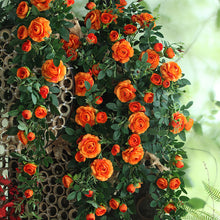 Load image into Gallery viewer, Artificial Rose Vine Fake Flower Vine Garden Decorative Vine Plant Artificial Flowers
