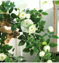 Load image into Gallery viewer, Artificial Rose Vine Fake Flower Vine Garden Decorative Vine Plant Artificial Flowers
