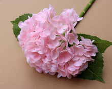 Load image into Gallery viewer, Artificial Flower Large Hydrangea Realistic Moist Feeling Hydrangea Artificial Wedding Flowers Decoration
