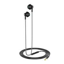 Load image into Gallery viewer, Noise Cancelling Headphones Sport Stereo Metal Bass Earphones Wired Headphones with Microphone 3.5mm wired Earphone
