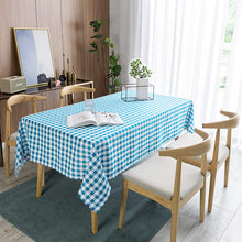 Load image into Gallery viewer, Small Plaid Waterproof and Oil-Proof Household Tablecloth Wash-Free Dustproof
