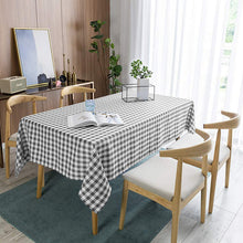 Load image into Gallery viewer, Small Plaid Waterproof and Oil-Proof Household Tablecloth Wash-Free Dustproof
