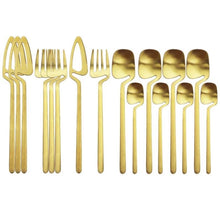 Load image into Gallery viewer, Tableware Stainless Steel Hanging Cup Tableware Spoon Personality Creative Wall-Mounted Spoon Western Food Knife Fork and Spoon
