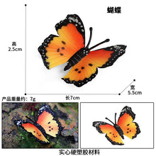 Load image into Gallery viewer, 4pcs/Set Butterfly Model Simulation Animals and Insects Model Toy Decoration Scene Ornaments Hand-Made
