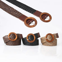 Load image into Gallery viewer, Women's Woven Belt Style All-Match Dress Decoration Belt Fashion Belt Belt
