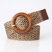 Load image into Gallery viewer, Women's Woven Belt Style All-Match Dress Decoration Belt Fashion Belt Belt
