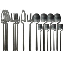 Load image into Gallery viewer, Tableware Stainless Steel Hanging Cup Tableware Spoon Personality Creative Wall-Mounted Spoon Western Food Knife Fork and Spoon
