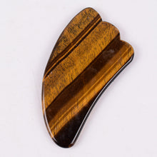 Load image into Gallery viewer, Jade Roller Face Gua Sha Scraping Massage Tool Massage Stick Face Scraper Crystal Tiger-Shaped Stone Thorn Roller Scraper Set
