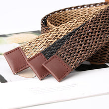Load image into Gallery viewer, Women's Woven Belt Style All-Match Dress Decoration Belt Fashion Belt Belt
