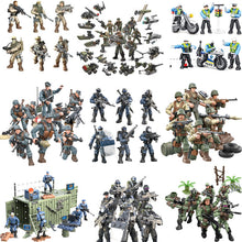Load image into Gallery viewer, Movable Joint Special Police Team Soldiers 5cm Doll Toy Assembled Soldiers Xj9904 Military Toys
