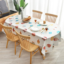 Load image into Gallery viewer, PVC Material Fabrics Tablecloth Waterproof and Oil-Proof Oval Tablecloth Rectangular
