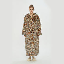 Load image into Gallery viewer, Hooded Lazy Blanket Pullover Double-Layer Blanket Sweater for Women Cold Protection in Autumn and Winter Thermal Pajamas
