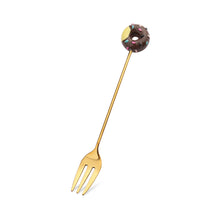 Load image into Gallery viewer, Small Spoon Dessert Fork Donut Spoon Lollipop Macaron Spoon Small Spoon Mouse Head
