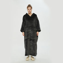 Load image into Gallery viewer, Hooded Lazy Blanket Pullover Double-Layer Blanket Sweater for Women Cold Protection in Autumn and Winter Thermal Pajamas
