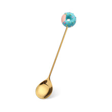 Load image into Gallery viewer, Small Spoon Dessert Fork Donut Spoon Lollipop Macaron Spoon Small Spoon Mouse Head

