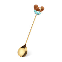 Load image into Gallery viewer, Small Spoon Dessert Fork Donut Spoon Lollipop Macaron Spoon Small Spoon Mouse Head
