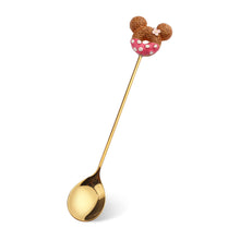 Load image into Gallery viewer, Small Spoon Dessert Fork Donut Spoon Lollipop Macaron Spoon Small Spoon Mouse Head
