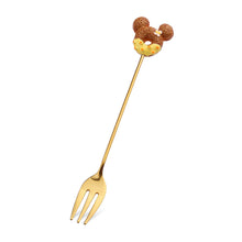 Load image into Gallery viewer, Small Spoon Dessert Fork Donut Spoon Lollipop Macaron Spoon Small Spoon Mouse Head
