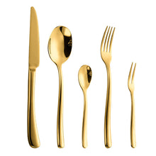 Load image into Gallery viewer, Non-Magnetic Stainless Steel Western Tableware Knife, Fork and Spoon Hotel Service Spoon Steak Knife Butter Knife Salad Fork Spoon
