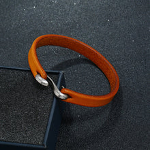 Load image into Gallery viewer, Retro Simple Cattle Leather Bracelet Ornament Fashion All-Match Punk Rock Leather Bracelet
