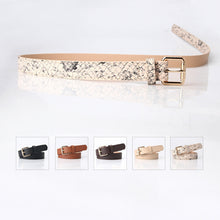 Load image into Gallery viewer, All-Match Dress Sweater Coat Decoration Belt Youth Jeans with Women's Leather Belt
