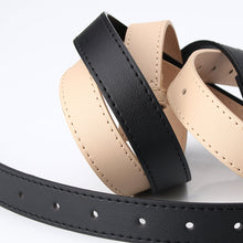 Load image into Gallery viewer, All-Match Dress Sweater Coat Decoration Belt Youth Jeans with Women's Leather Belt

