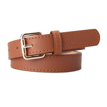 Load image into Gallery viewer, All-Match Dress Sweater Coat Decoration Belt Youth Jeans with Women's Leather Belt
