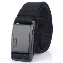 Load image into Gallery viewer, Tactical Nylon Waistband Men's Quick Release Automatic Buckle Belt Casual Stretch Pant Belt

