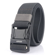 Load image into Gallery viewer, Men's Casual All-Matching Pant Belt Outdoor Tactics Nylon Waistband Elastic Elastic Fabric Band
