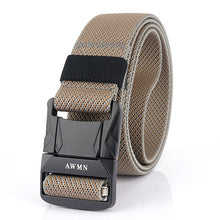 Load image into Gallery viewer, Men's Casual All-Matching Pant Belt Outdoor Tactics Nylon Waistband Elastic Elastic Fabric Band
