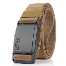 Load image into Gallery viewer, Tactical Nylon Waistband Men's Quick Release Automatic Buckle Belt Casual Stretch Pant Belt
