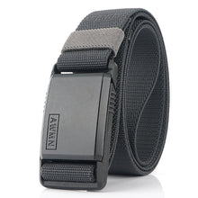 Load image into Gallery viewer, Tactical Nylon Waistband Men's Quick Release Automatic Buckle Belt Casual Stretch Pant Belt
