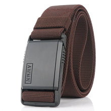 Load image into Gallery viewer, Tactical Nylon Waistband Men's Quick Release Automatic Buckle Belt Casual Stretch Pant Belt
