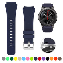 Load image into Gallery viewer, Silicone Band for Samsung Galaxy Watch 3 45mm/huawei watch GT2 46mm/Gear S3 Watchband Bracelet Strap
