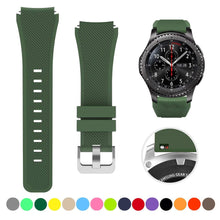 Load image into Gallery viewer, Silicone Band for Samsung Galaxy Watch 3 45mm/huawei watch GT2 46mm/Gear S3 Watchband Bracelet Strap
