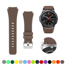 Load image into Gallery viewer, Silicone Band for Samsung Galaxy Watch 3 45mm/huawei watch GT2 46mm/Gear S3 Watchband Bracelet Strap

