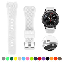 Load image into Gallery viewer, Silicone Band for Samsung Galaxy Watch 3 45mm/huawei watch GT2 46mm/Gear S3 Watchband Bracelet Strap
